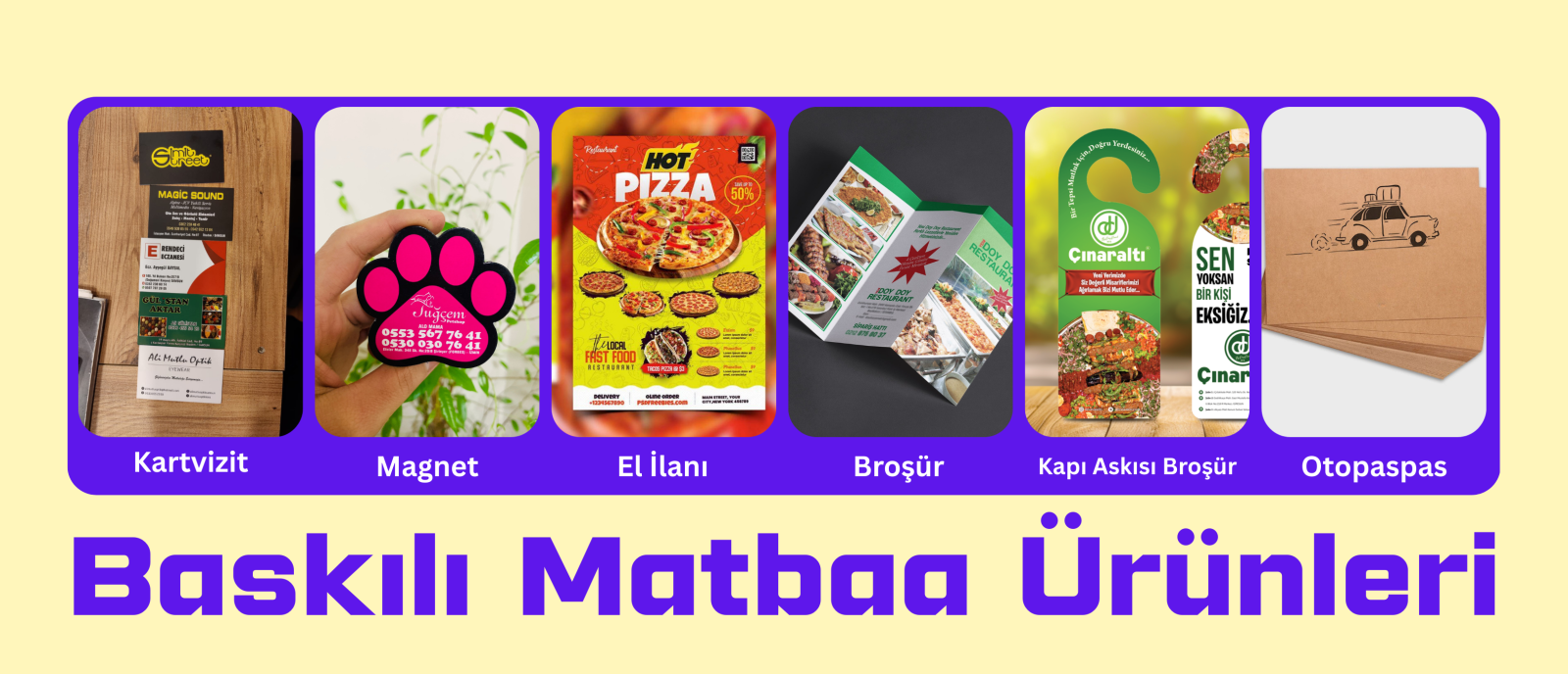 Matbaa Ürünleri